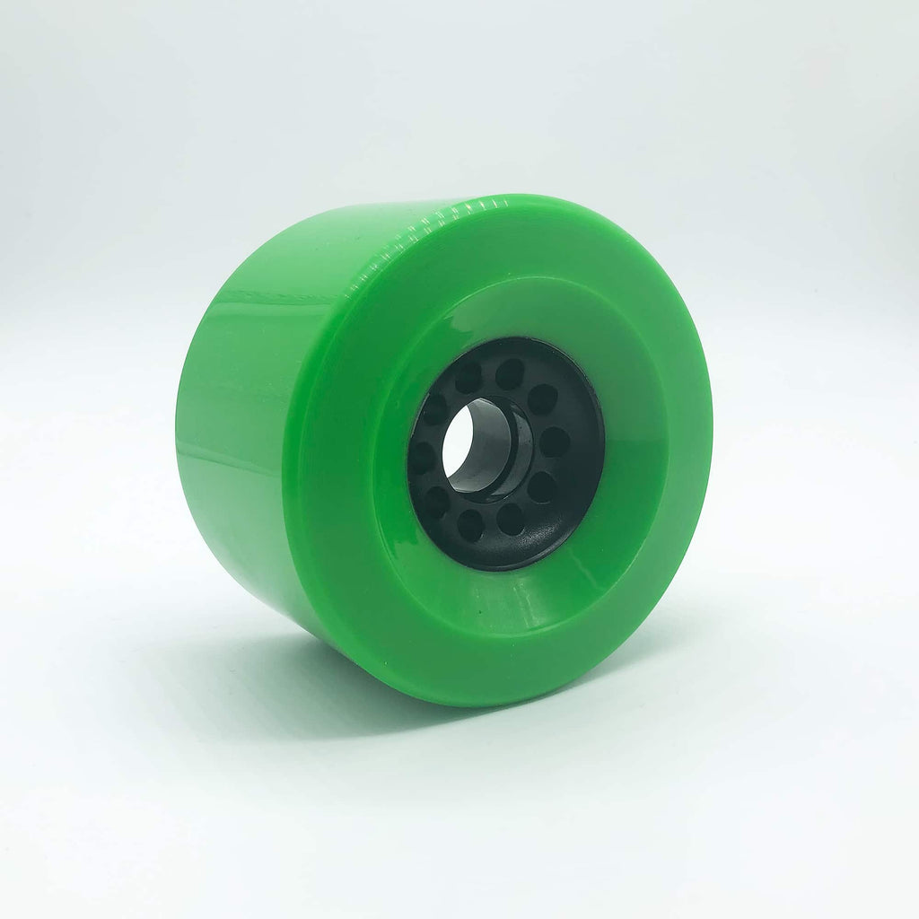 BOA WHEELS CONSTRICTOR JUNGLE GREEN 100MM X 65MM LONG DISTANCE PUSHING PUMPING AND ELECTRIC BOARD