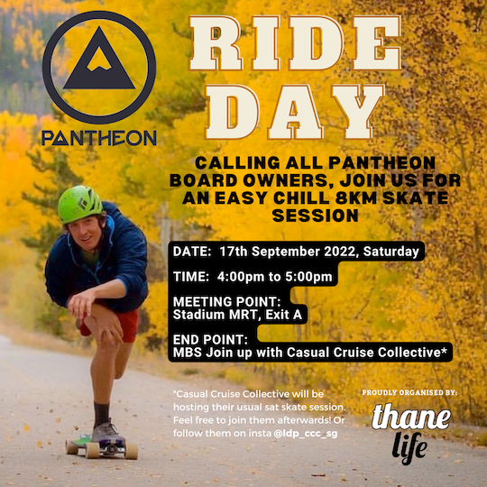 Pantheon Ride Day – ThaneLife Longboard Skate Shop