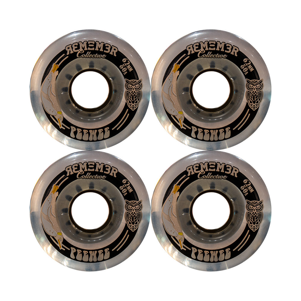 新品 REMEMBER PEEWEE 62㎜ ロンスケウィール ② Remember Collective Pee Wee 62mm