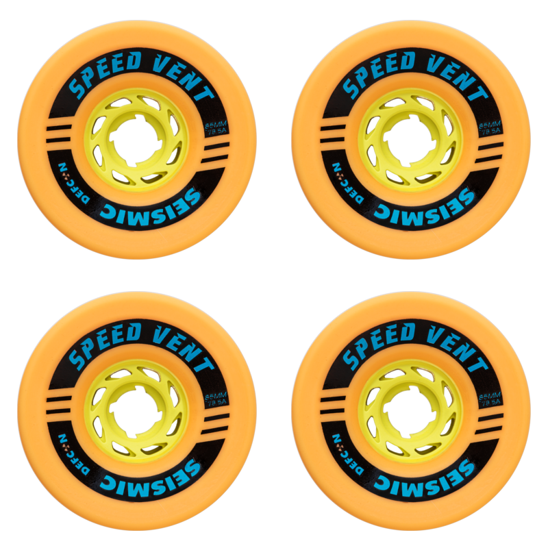 seismic hotspot 82a 76mm ダウンヒル ロンスケ 66mm Hot Spot Wheels - Seismic Skate