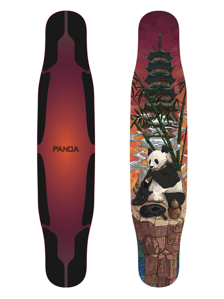 Travelol Panda Longboard Deck | ThaneLife Longboard Shop Singapore