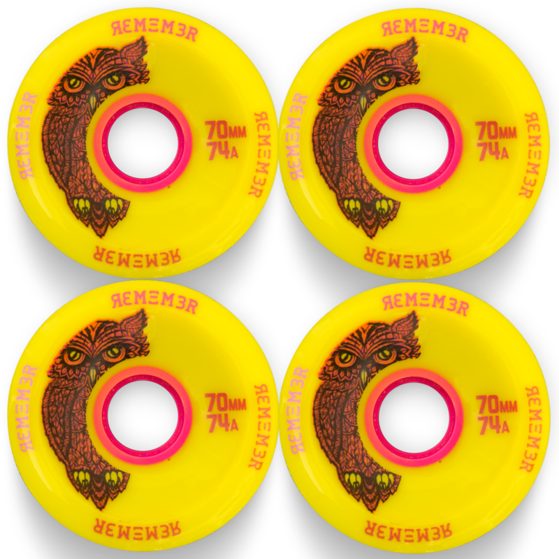 Remember Collective Hoot Wheels for Longboard and Skateboards